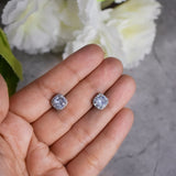 Princess Cut Anti-Tarnish Studs