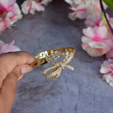 Aneena Diamond Bow Bracelet