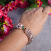Anaya Emerald Diamond Traditional Bracelet