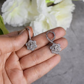 Kashni Floral Anti-Tarnish Hoops