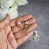 Falak Dual Pearl Danglers
