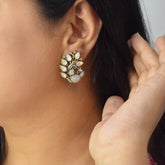 Peacock Diamond Studs