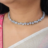 Heartline American Diamond Necklace Set