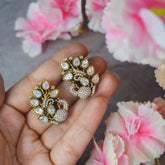 Peacock Diamond Studs