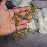 Meher Floral Tassel Danglers