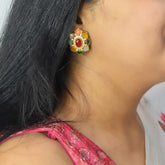 Radiant Navratna Studs