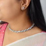 Heartline American Diamond Necklace Set