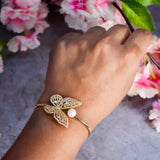 Ivy Diamond Butterfly Bracelet