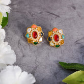 Radiant Navratna Studs