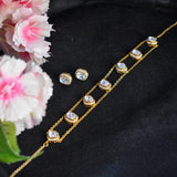 Nazaqat Uncut Polki Choker Set