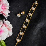 Nazaqat Uncut Polki Choker Set