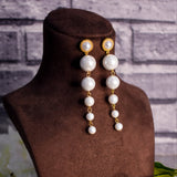 Inaaya Pearl Chain Danglers