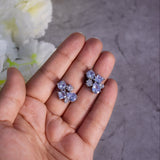 Geometric Solitaire Anti-Tarnish Studs