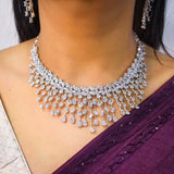 Intricate Waterfall Necklace Set
