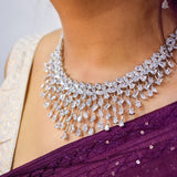 Intricate Waterfall Necklace Set