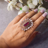 Fiery Statement Ring