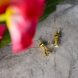 Basic Yet Charming Solitaire Studs (with screwback)