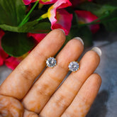 Basic Yet Charming Solitaire Studs (with screwback)