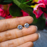 Basic Yet Charming Solitaire Studs (with screwback)