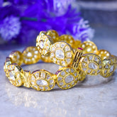 Solid Traditional Uncut Polki Kada