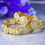 Solid Traditional Uncut Polki Kada