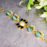 Contemporary Bracelet in Semi-Precious stones