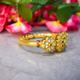 Flawless Kundan Bracelet with Rubies