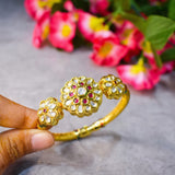 Flawless Kundan Bracelet with Rubies