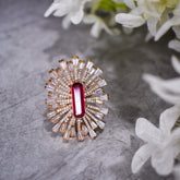 Fiery Statement Ring