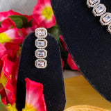 Emerald Cut Diamond Set in Neutral Color