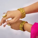 Doli Baraat Kada in Gold Polish