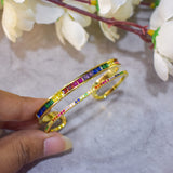 Rainbow Bracelet in double layer