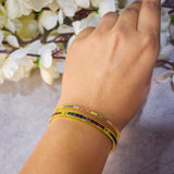 Rainbow Bracelet in double layer