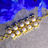 Double Layered Baroque Pearl Bracelet