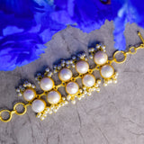 Double Layered Baroque Pearl Bracelet