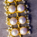 Double Layered Baroque Pearl Bracelet