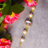 Baroque Pearl Bracelet with Polki