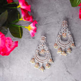 Elaborate Rose Gold Chandbaali