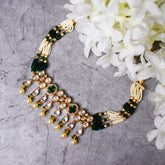 Emerald Delicate Polki Choker