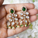 Emerald Delicate Polki Choker