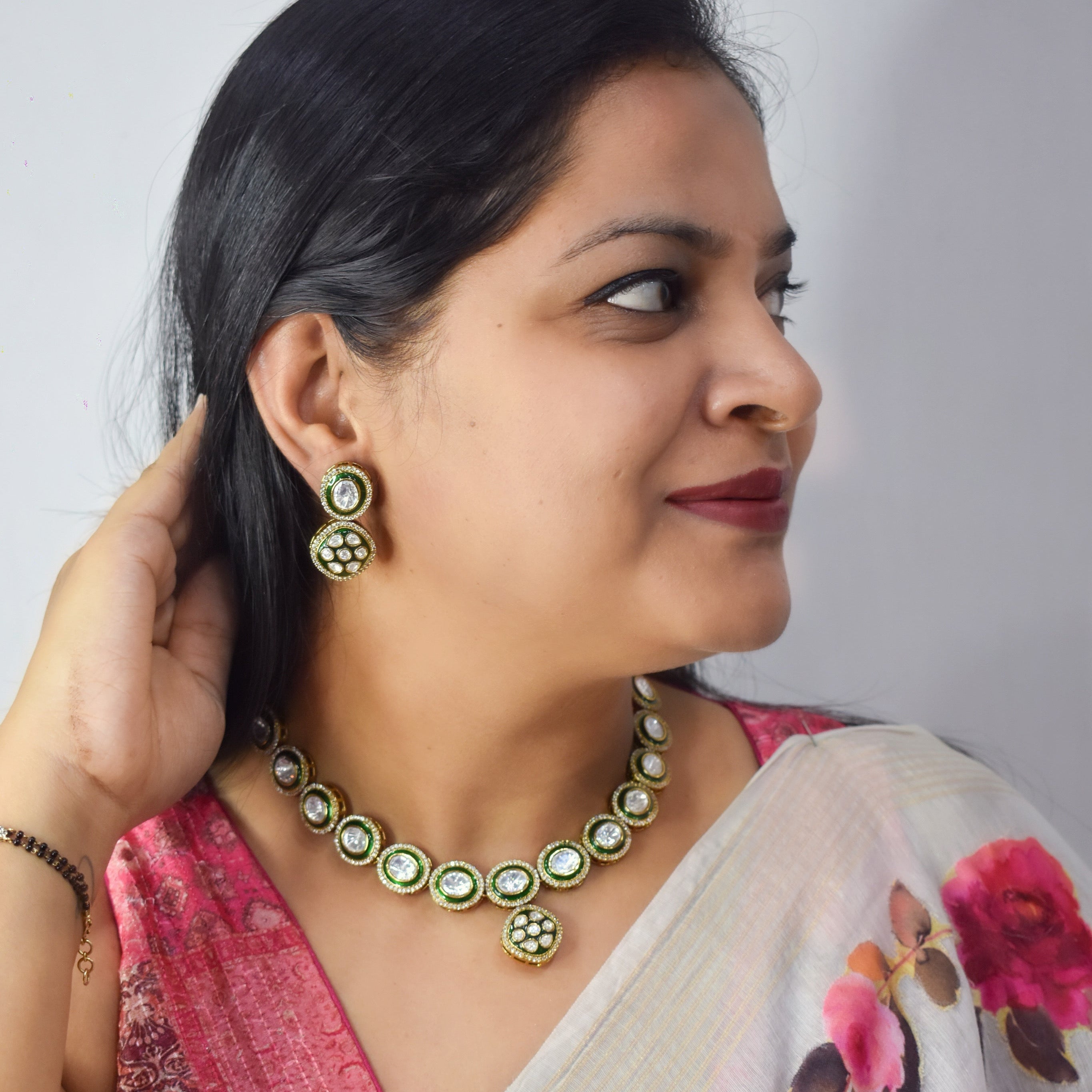 Ashima Meenakari Necklace