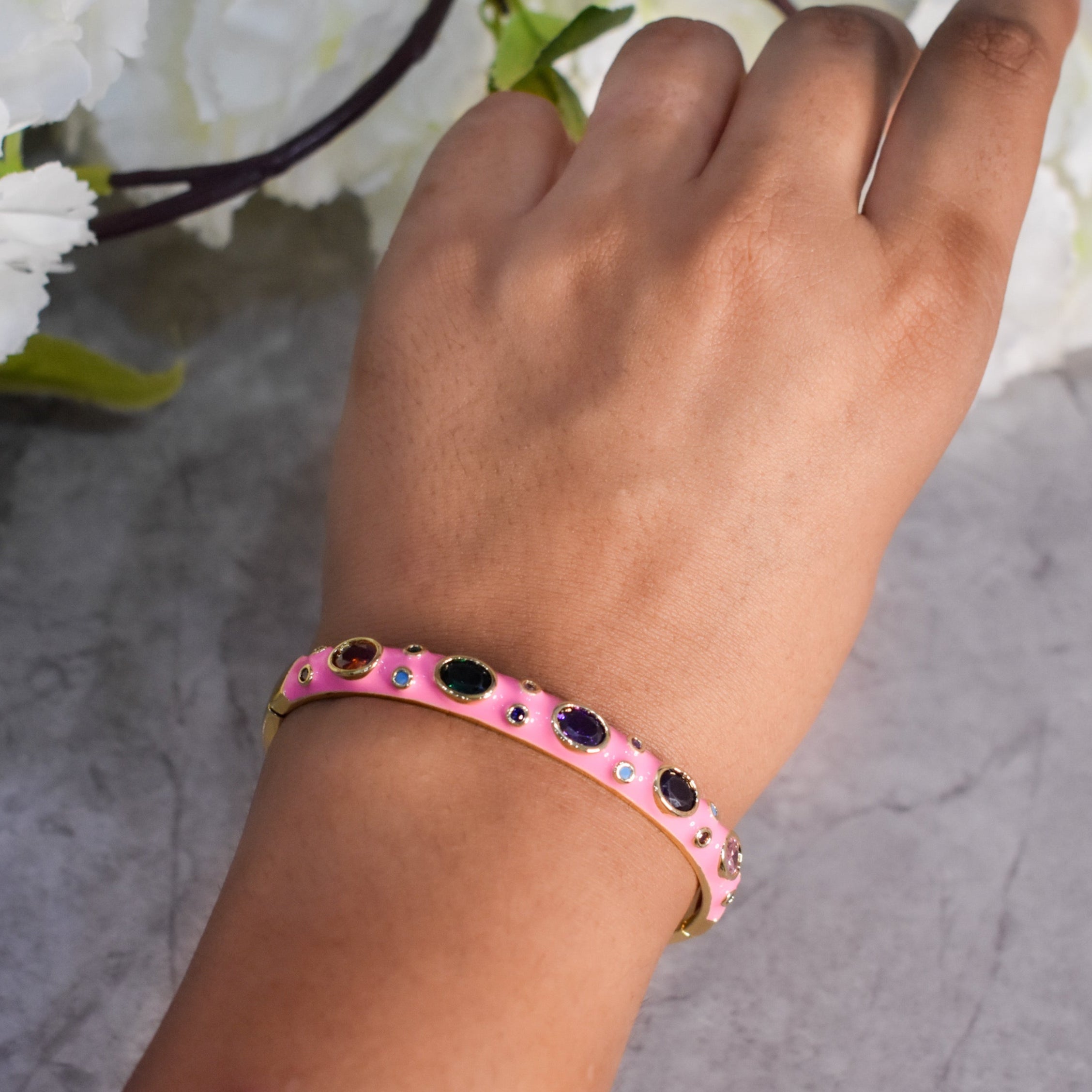 Gulabo Enamel Anti-Tarnish Bracelet