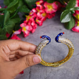 Peacock Bracelet in Gold Plating