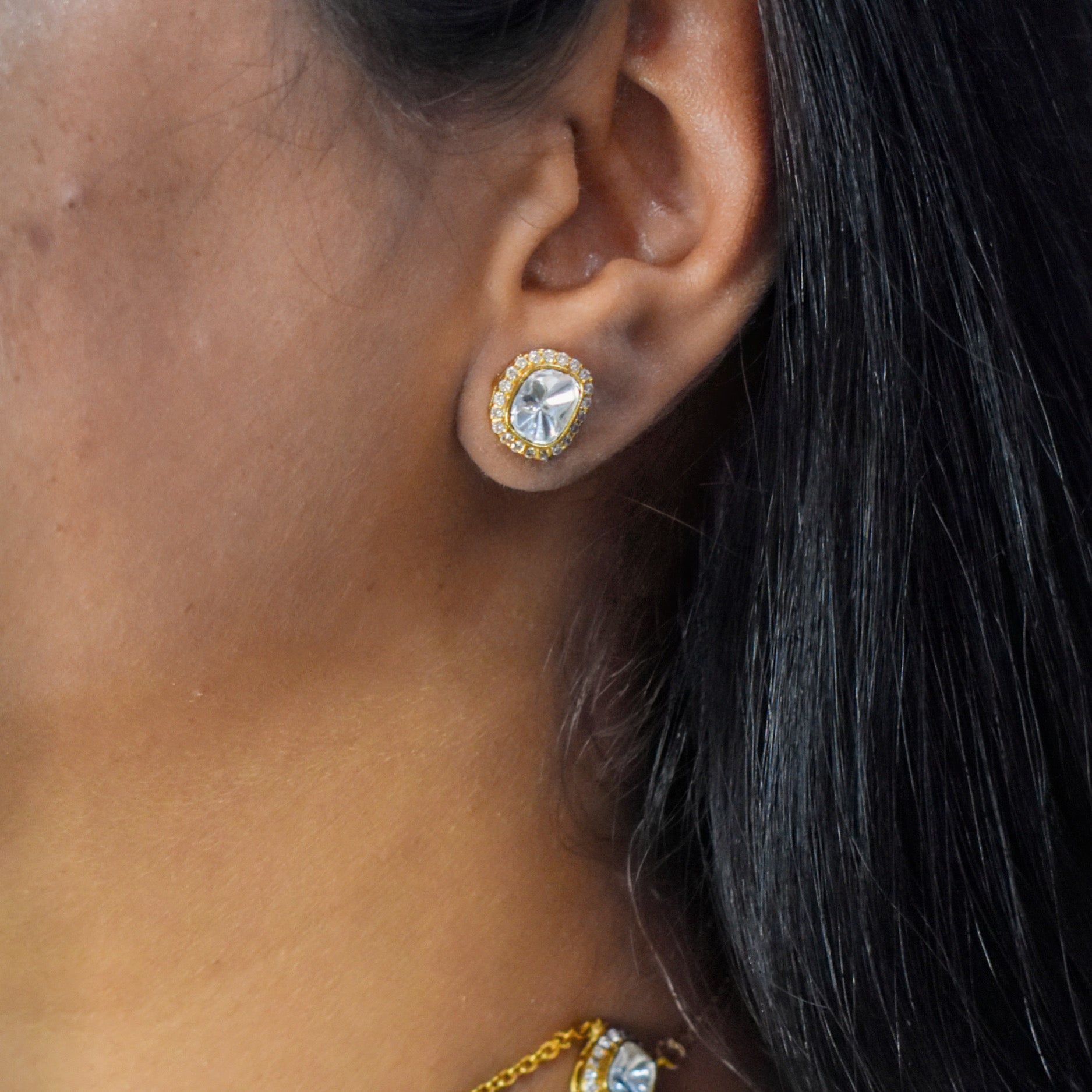 Nazaqat Uncut Polki Choker Set