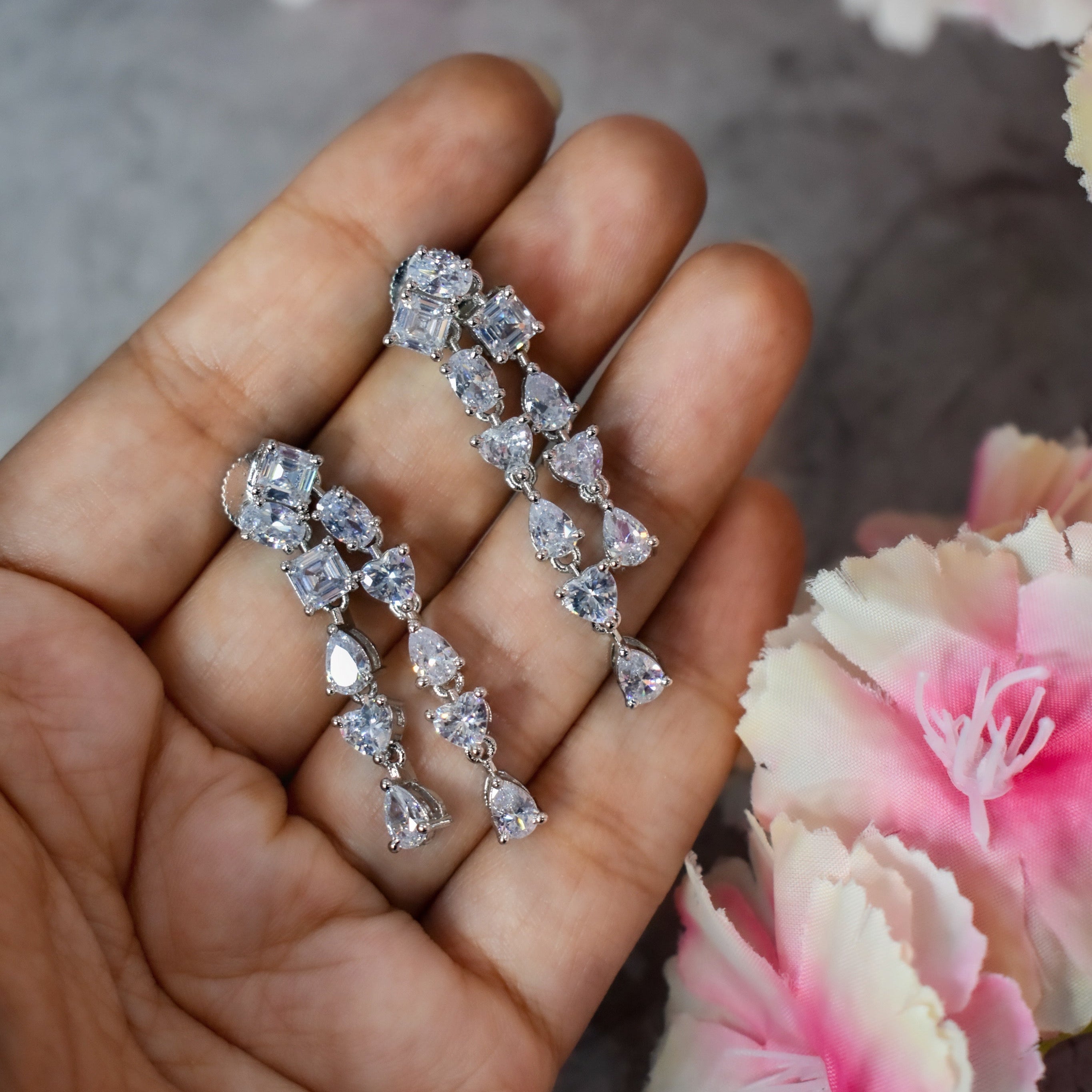 Neyara American Diamond Necklace Set