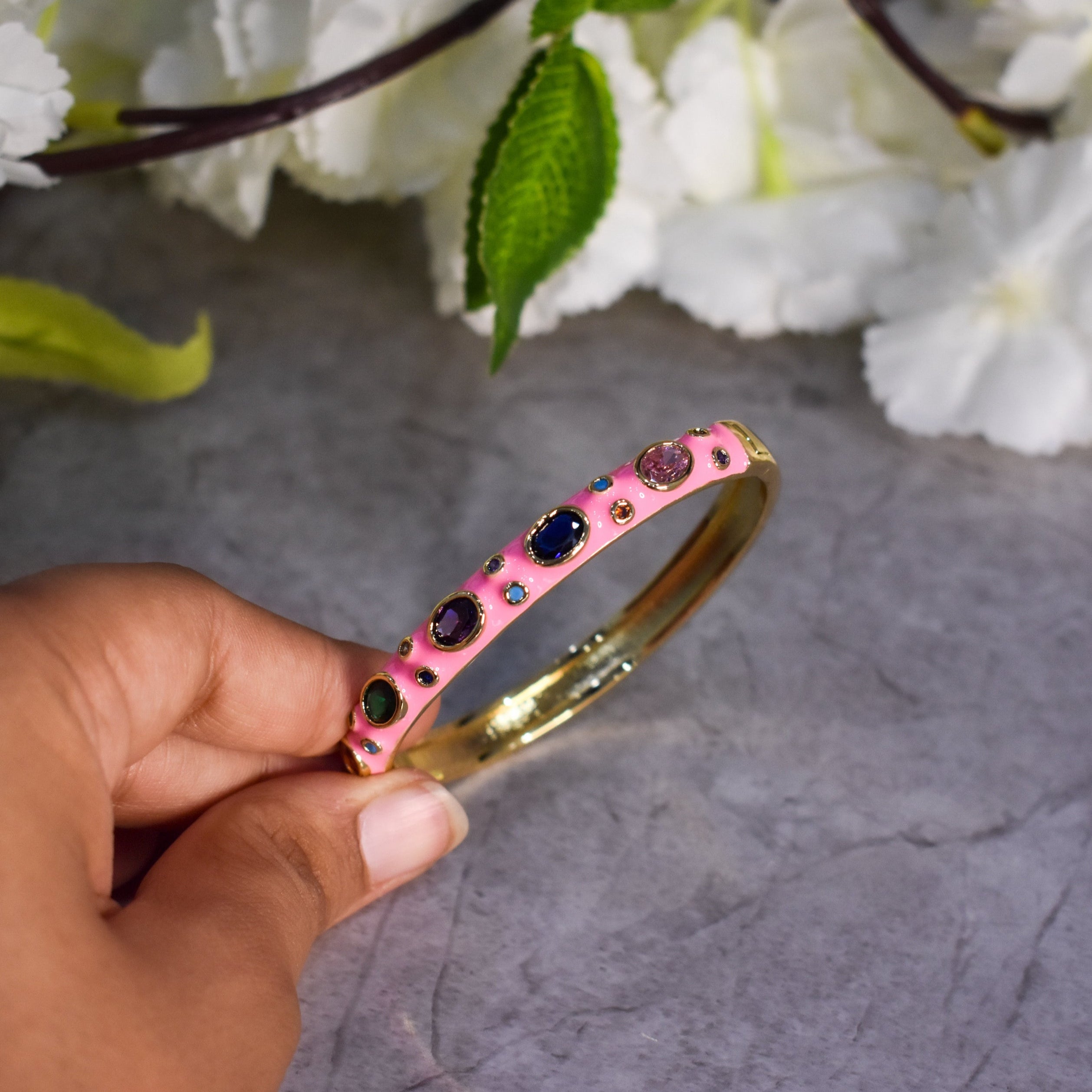 Gulabo Enamel Anti-Tarnish Bracelet