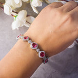 Charming Ruby Bracelet