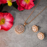 Dainty Diamond Pendant Set with Chain