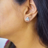 Trilliant Cut Diamonds Studs