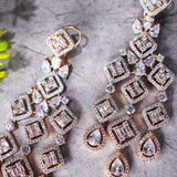 Radiant Diamond Danglers